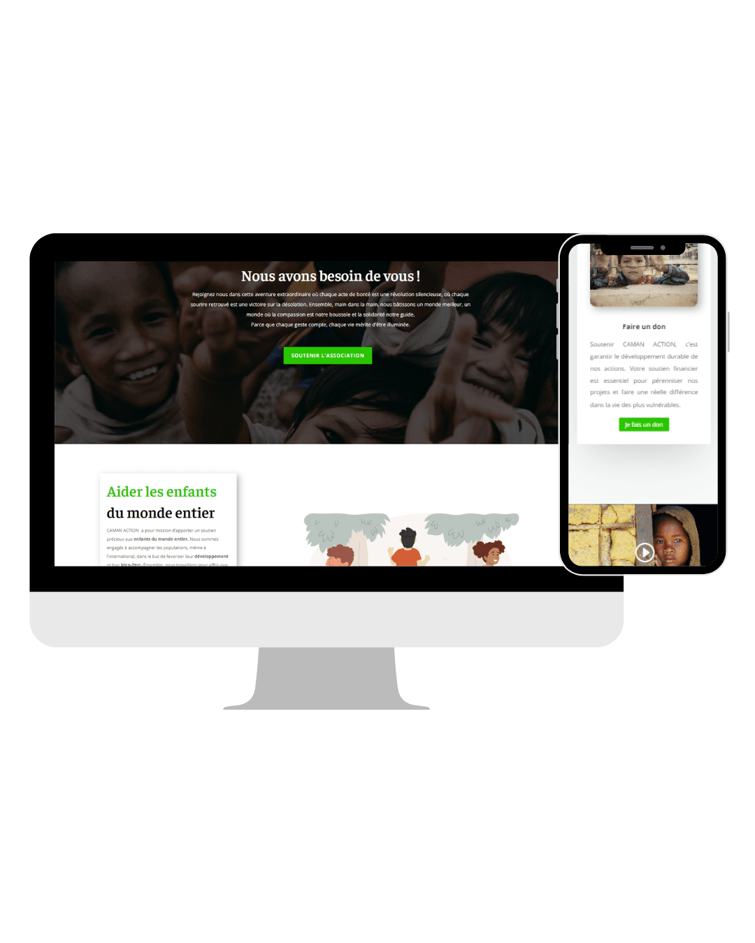 Site web associatif sur mesure