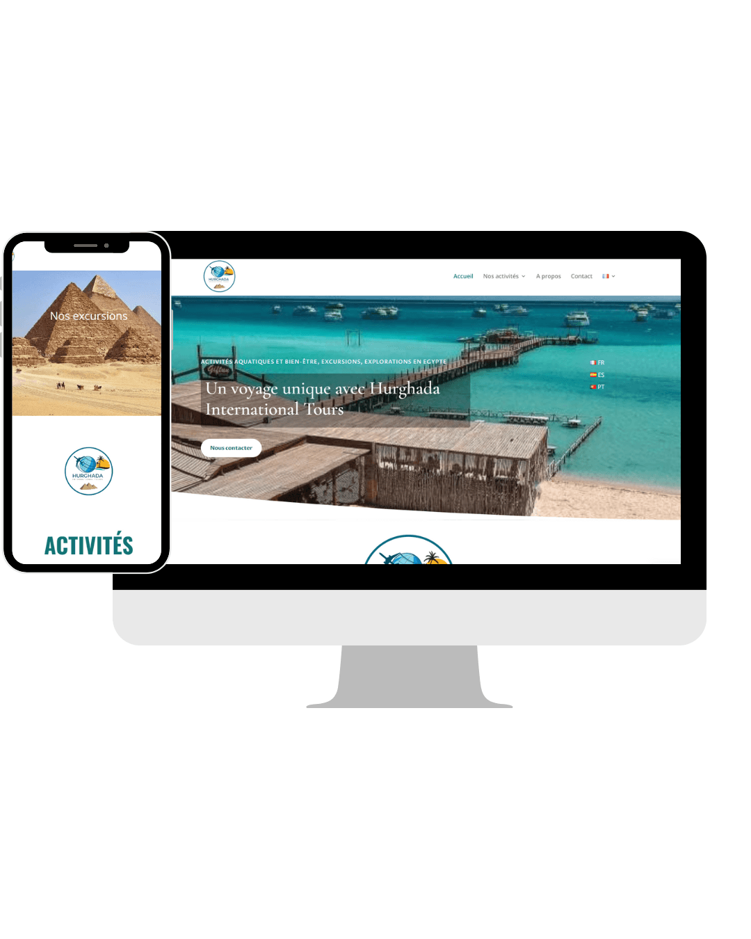 Site web touristique sur mesure