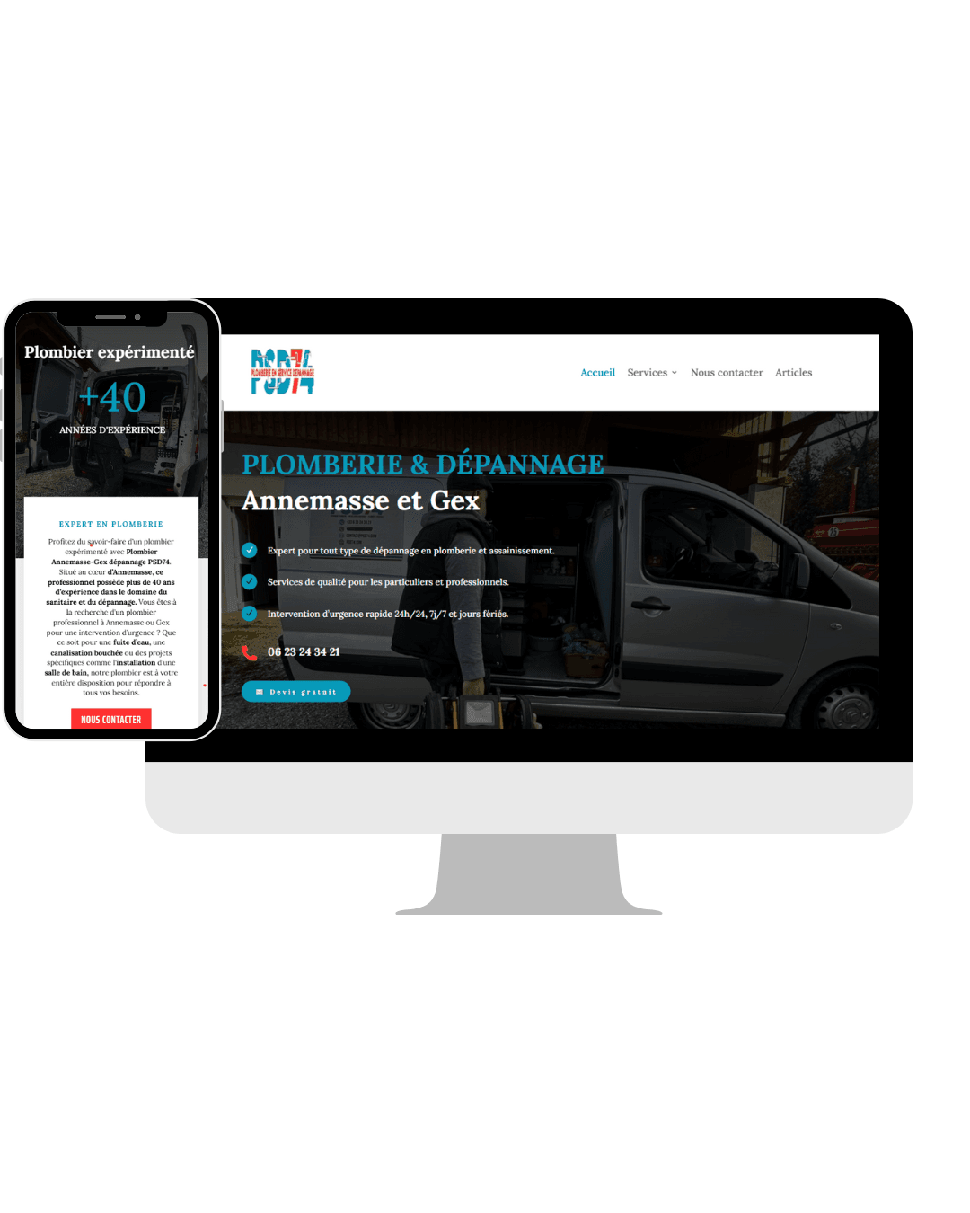 Site de plomberie